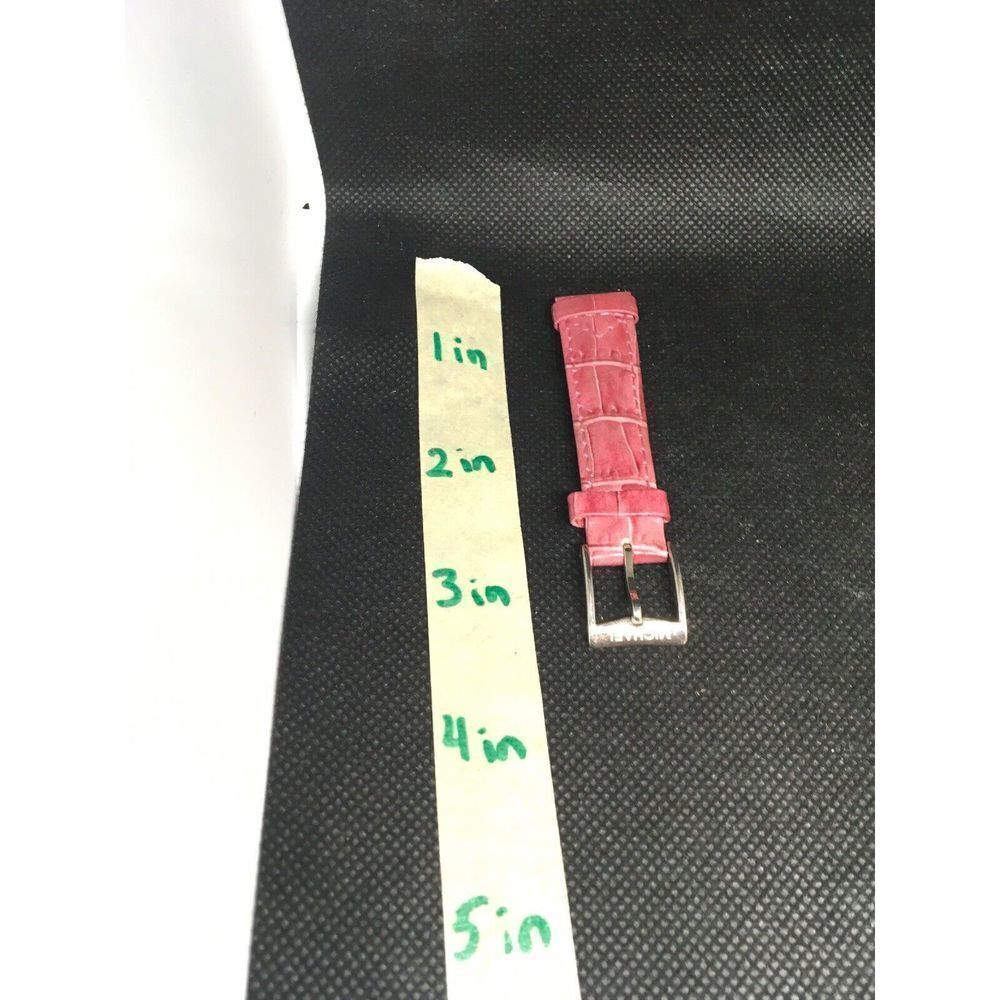 Michael Kors Genuine Leather Watch Partial Band Bracelet Straps Links 16mm R389 25$